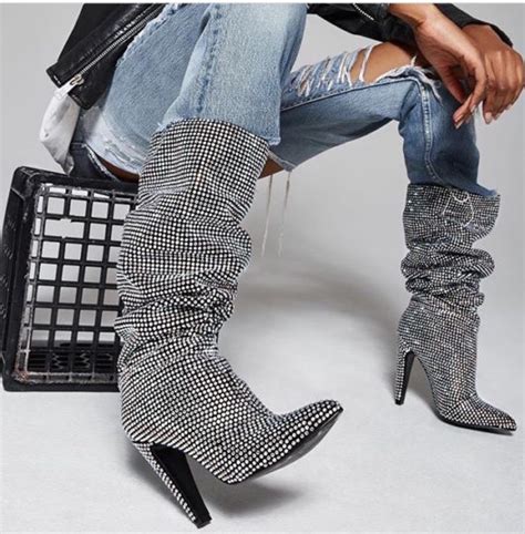 dupe for ysl glitter boots|designer shoes dupe.